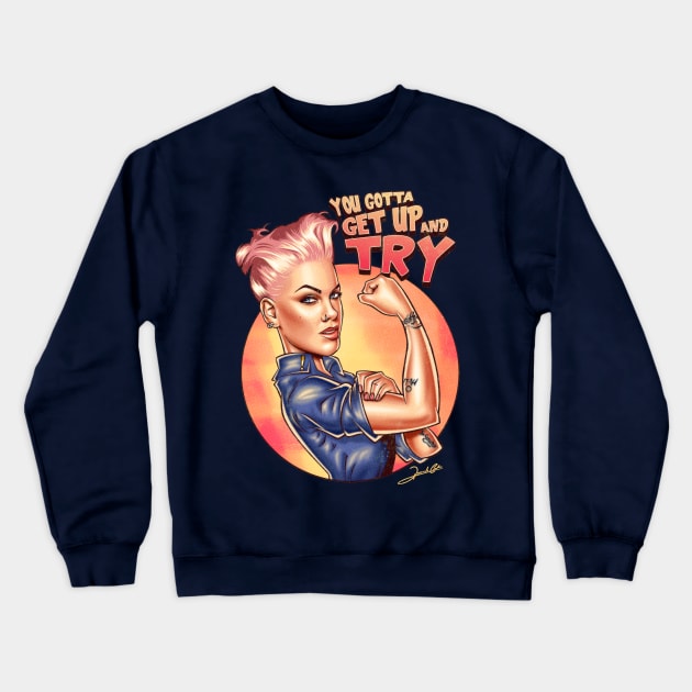 Try Crewneck Sweatshirt by renatodsc